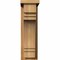 Ekena Millwork Pescadero Rough Sawn Corbel w/Backplate, Western Red Cedar, 6"W x 12"D x 20"H COR06X12X20PEC01RWR - alternate 3